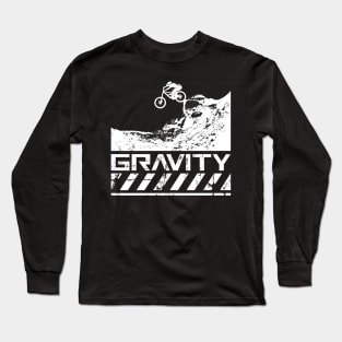 Downhill mountain biking. Gravity MTB Long Sleeve T-Shirt